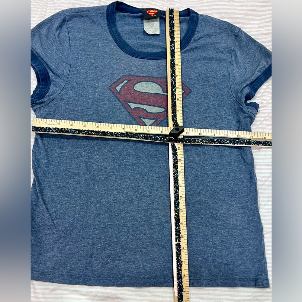 DC Comics Blue Superman Emblem Tee - Picture 8 of 8